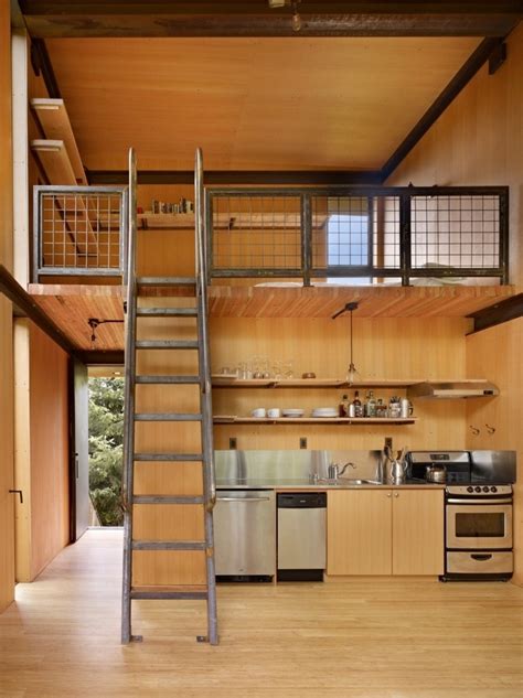 tiny house loft railing ideas